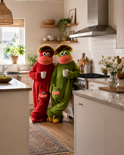 Green/Red Cozy Onesie